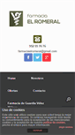 Mobile Screenshot of farmaciaelromeral.com